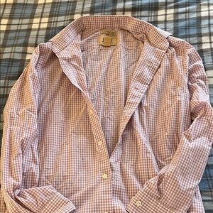 Joseph Abboud Red Checkered Shirt